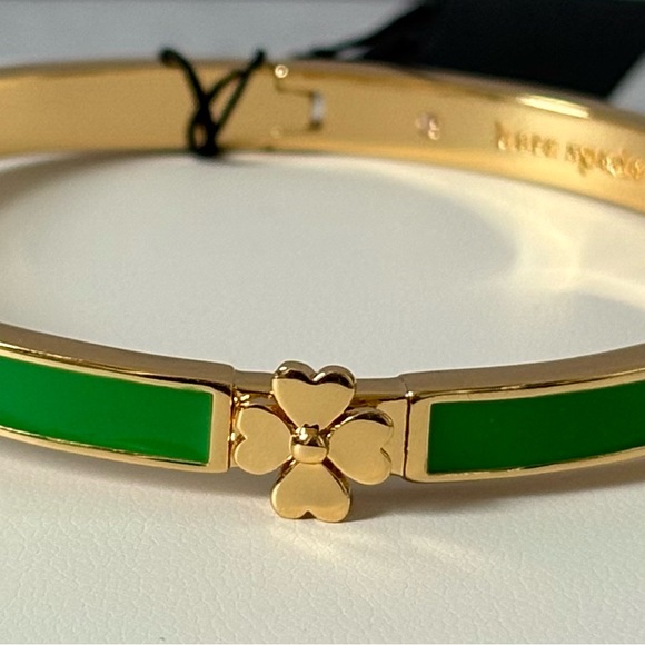 Kate Spade Flower Thin Hinged Bangle - Picture 5 of 6